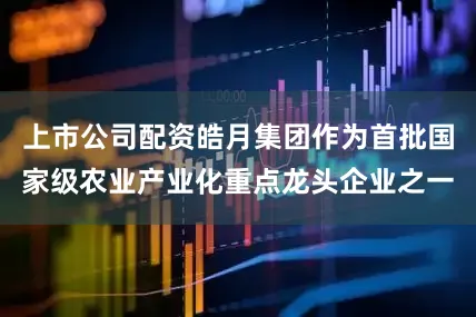 上市公司配资皓月集团作为首批国家级农业产业化重点龙头企业之一